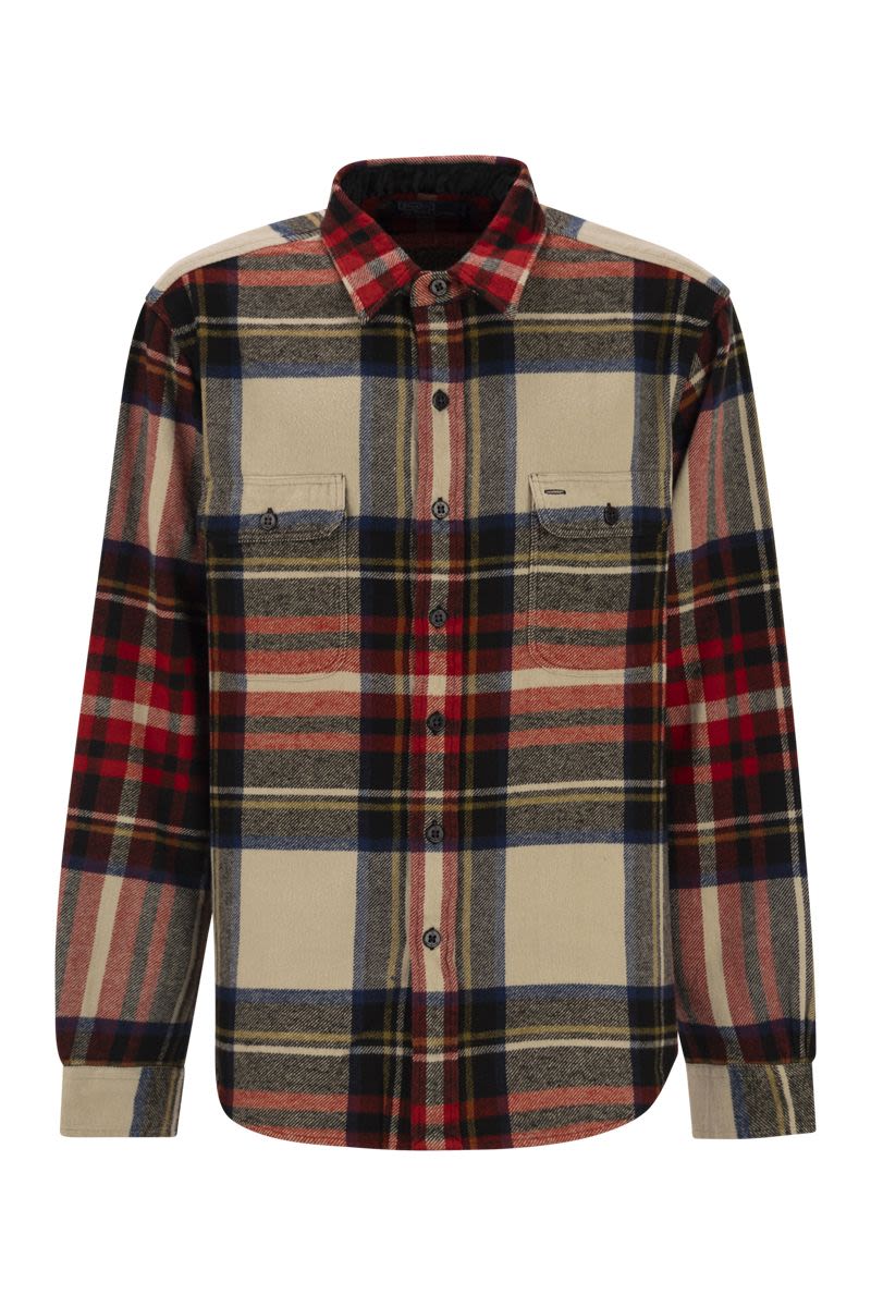 POLO RALPH LAUREN Classic Fit Flannel Tartan Shirt