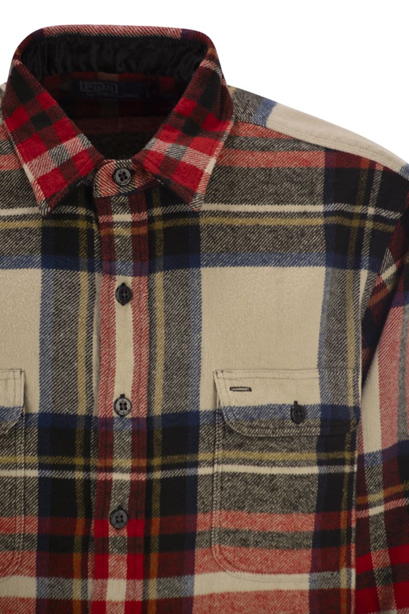 POLO RALPH LAUREN Classic Fit Flannel Tartan Shirt