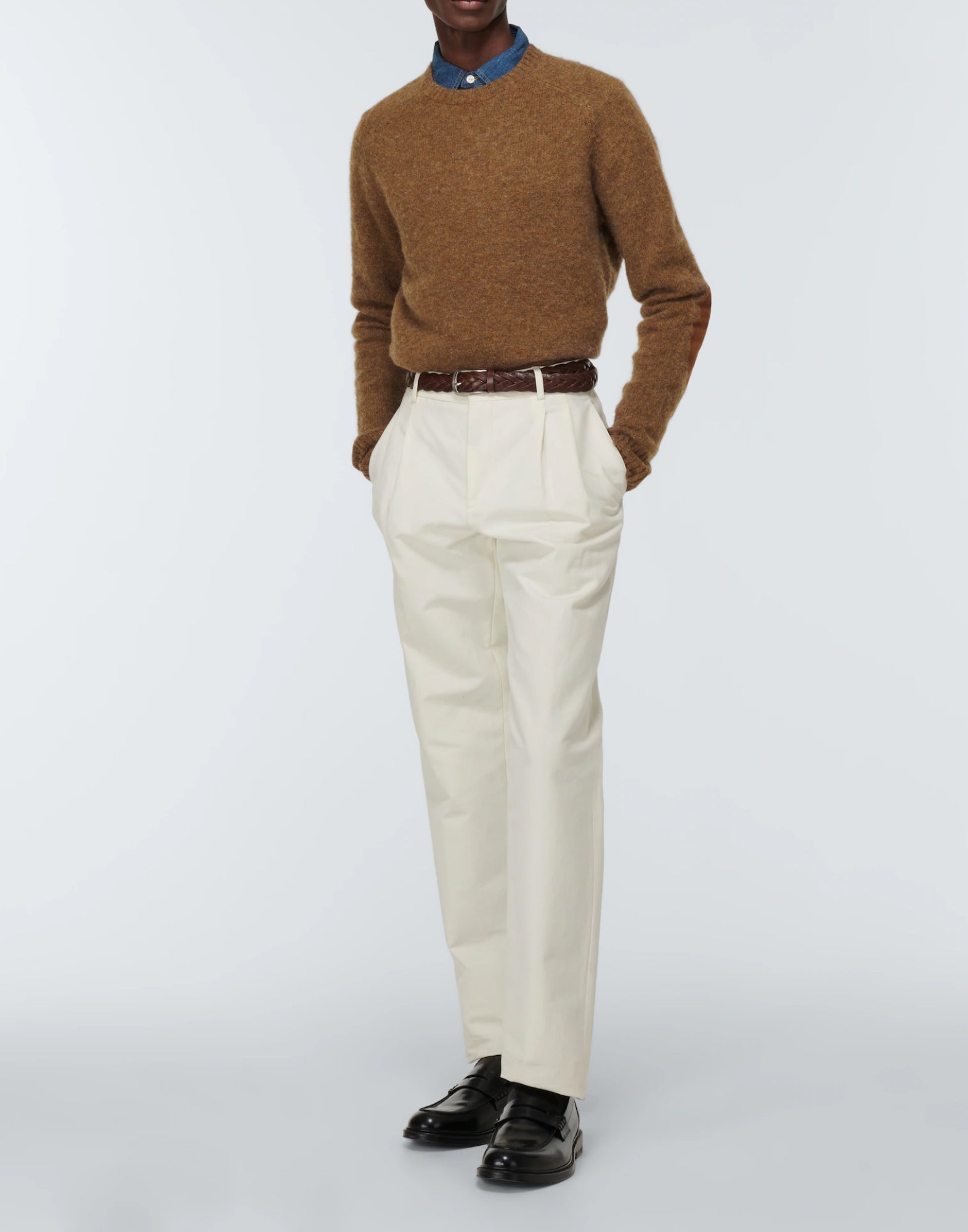 POLO RALPH LAUREN Aviator Wool Sweater - Men's Crewneck Pullover