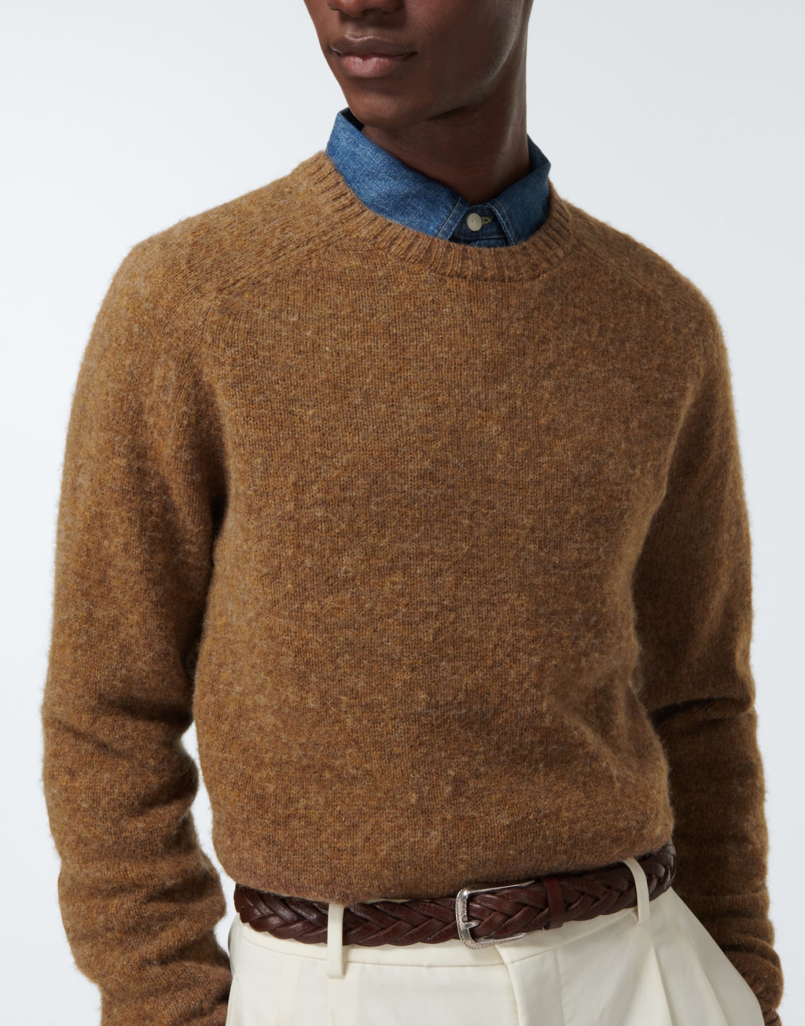 POLO RALPH LAUREN Aviator Wool Sweater - Men's Crewneck Pullover