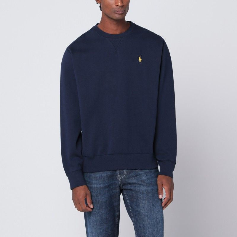 POLO RALPH LAUREN Cotton-Blend Crew Neck Sweatshirt for Men