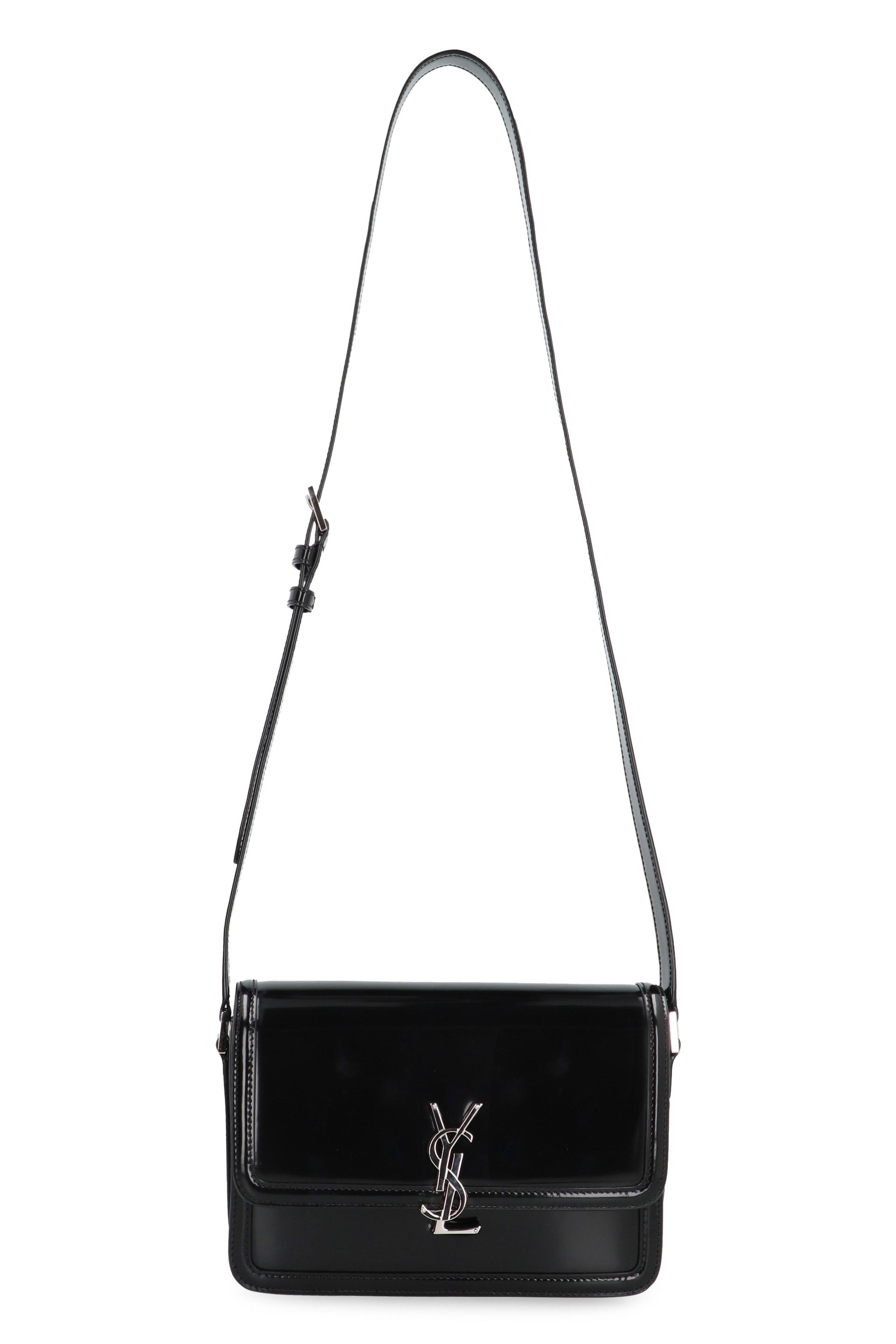 SAINT LAURENT Mini Leather Messenger Handbag