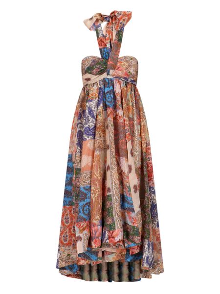 ZIMMERMANN Silk Printed Mini Dress for Women