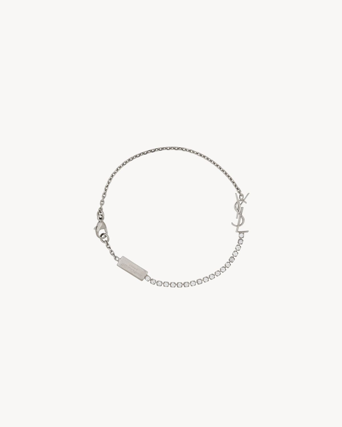 SAINT LAURENT Cassandre Charm Bracelet