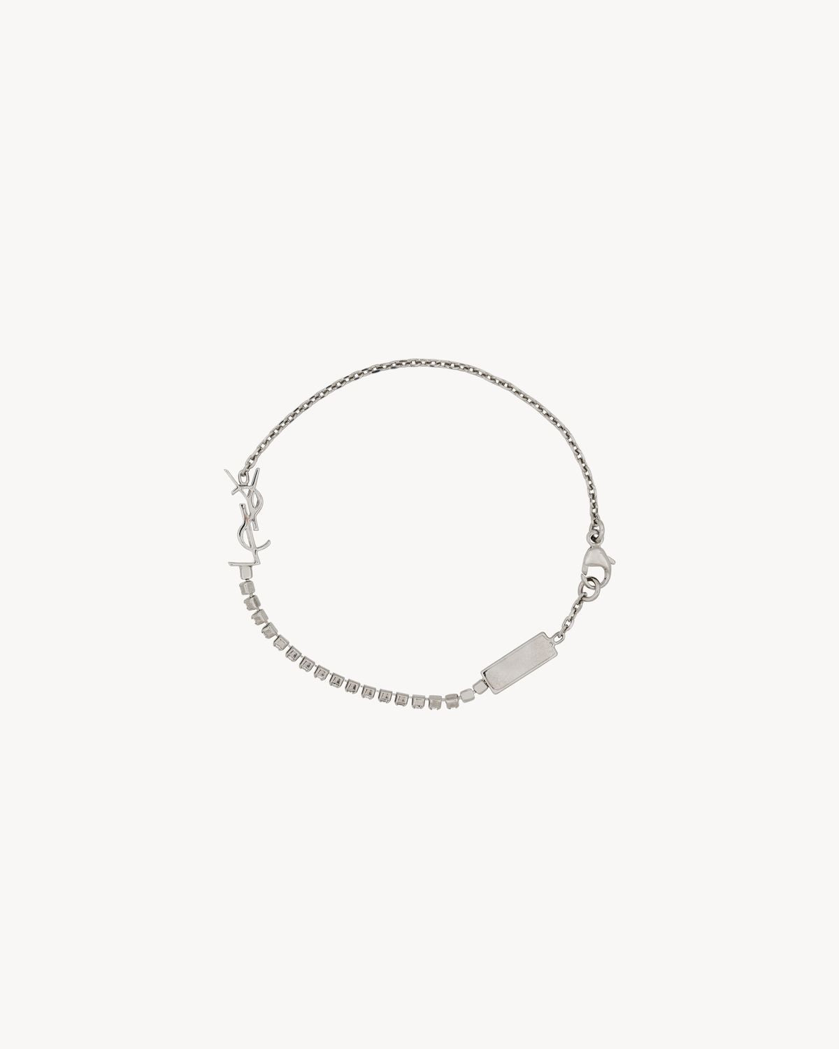 SAINT LAURENT Cassandre Charm Bracelet