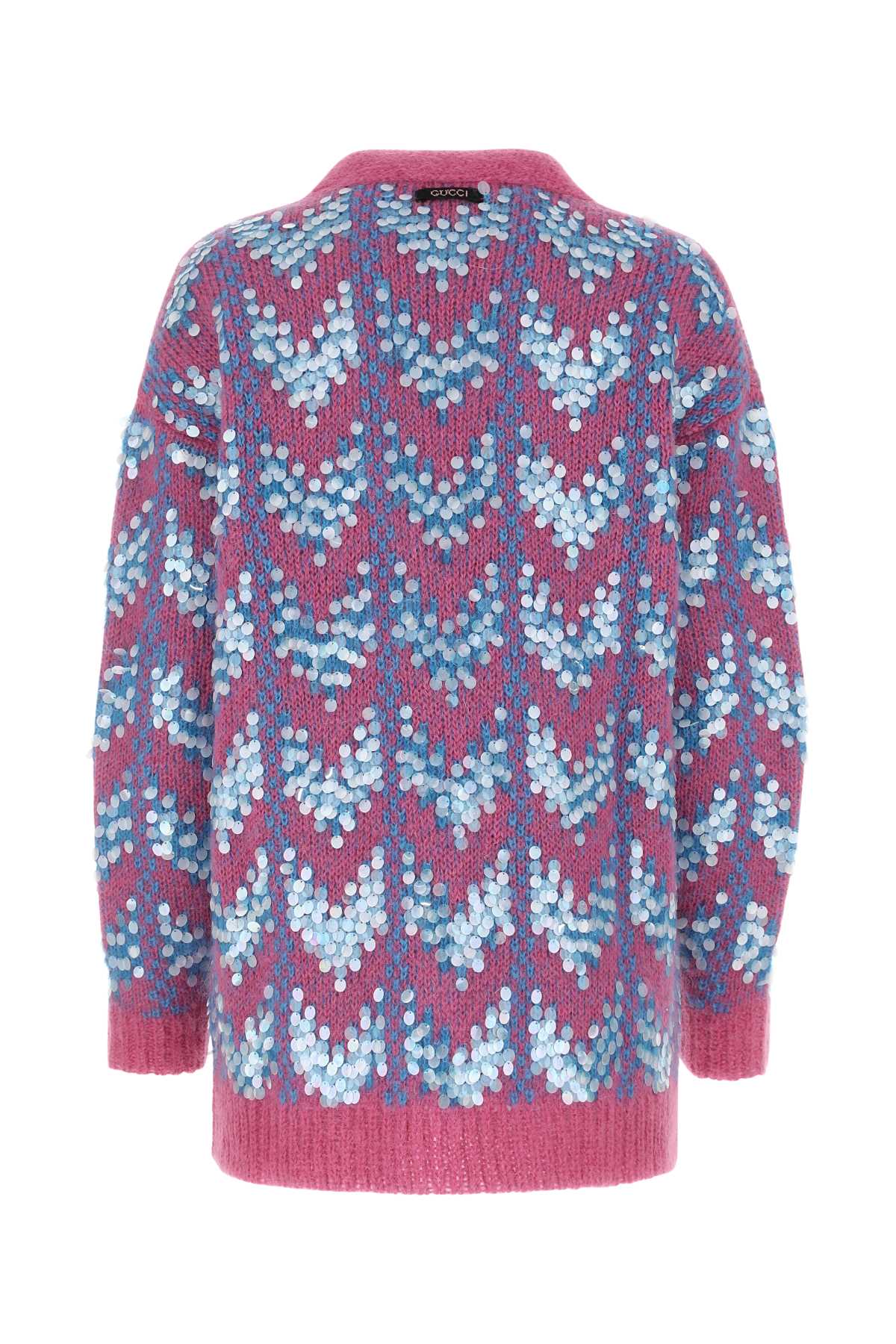 GUCCI Oversized Mohair Blend Cardigan