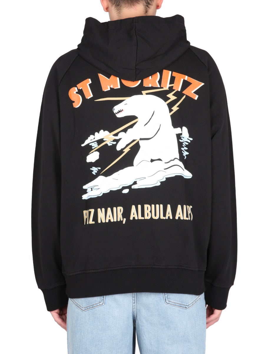 BALLY CURLING Curling St. Moritz Bear Mini Sweatshirt