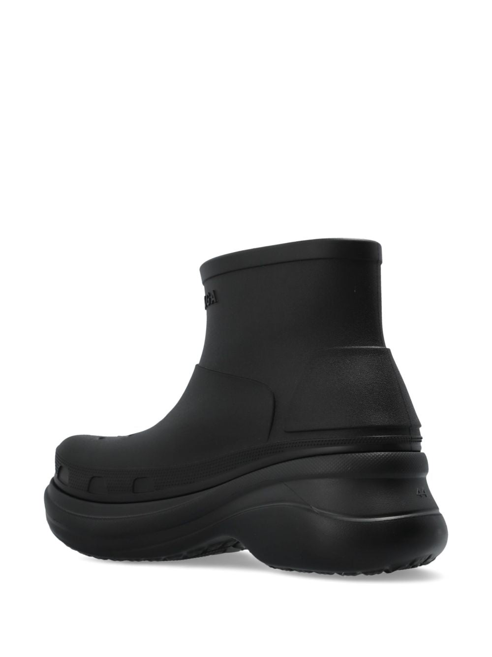 BALENCIAGA Platform Sole Embossed Logo Boots