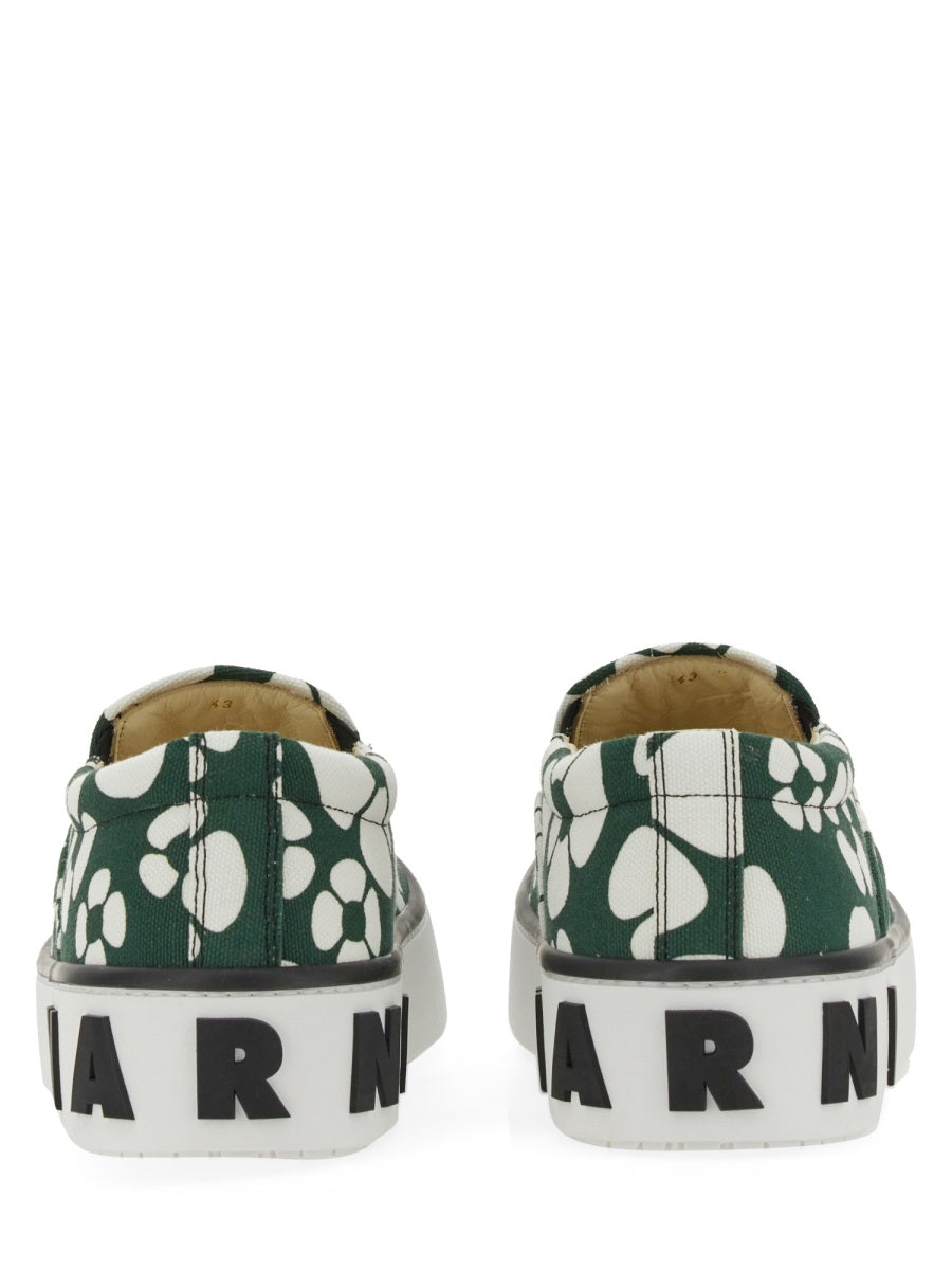 MARNI X CARHARTT WIP Sneaker Slip-On with Preformed Rubber Sole