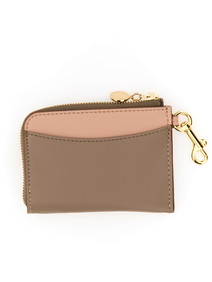 STELLA McCARTNEY Women's Mini Wallet with Perforated Logo