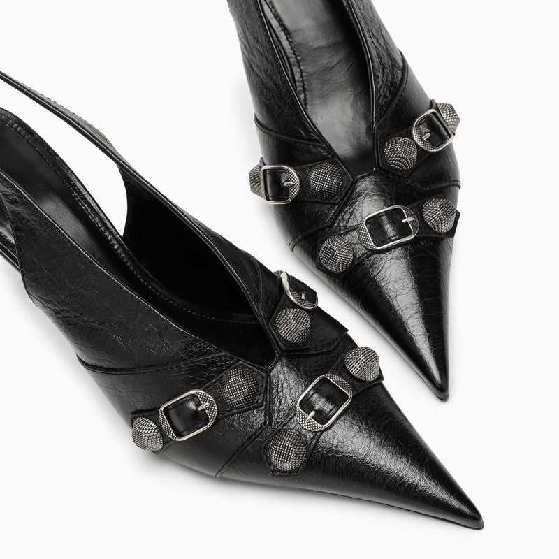 BALENCIAGA Leather Cagole Pumps for Women