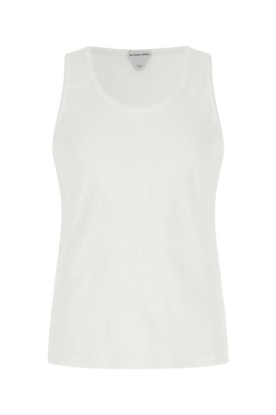BOTTEGA VENETA Stretch Cotton Tank Top for Men - SS25 Collection