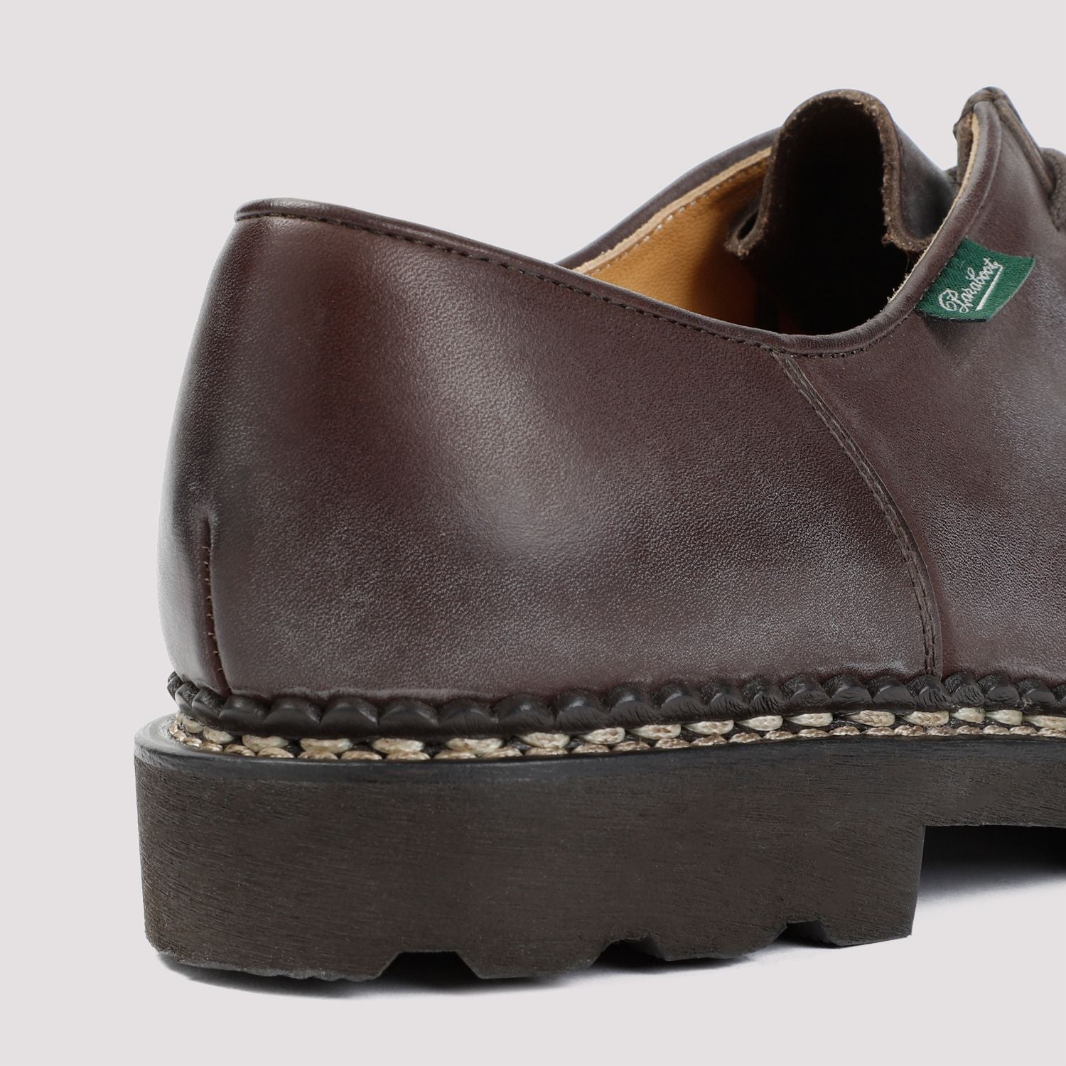 PARABOOT Men's Moccasin with Rubber Sole - 3cm Height