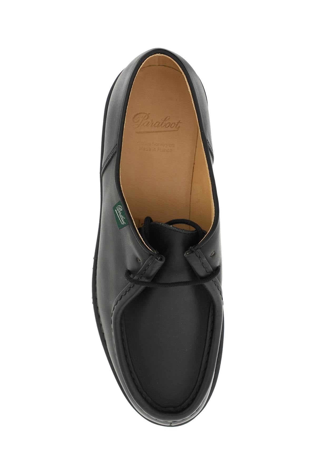 PARABOOT Leather Derby Dress Shoes for Men - Timeless Elegance