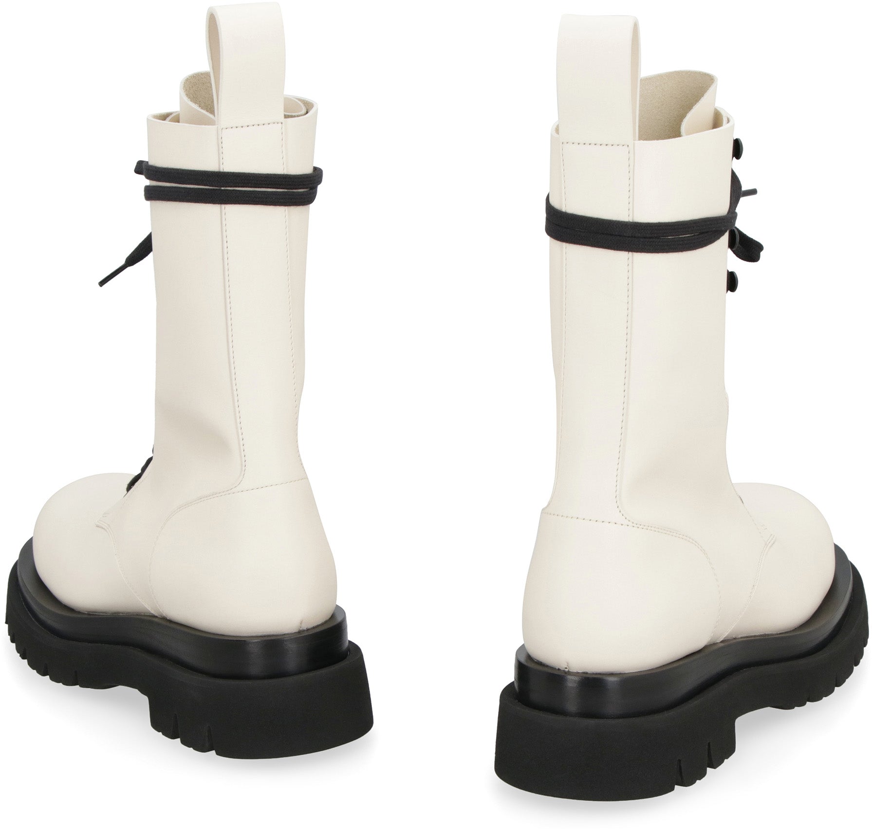 BOTTEGA VENETA Lug Lace-Up Ankle Boots for Women