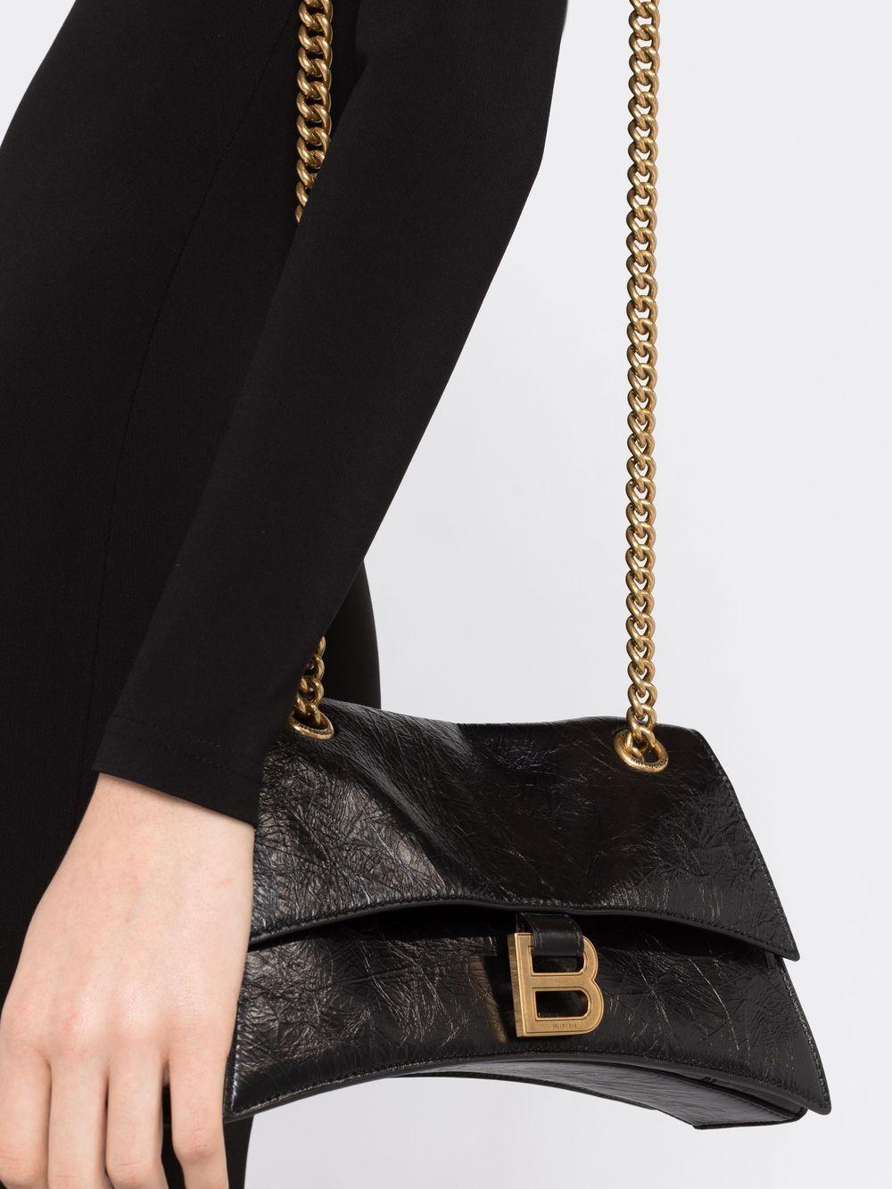 BALENCIAGA Crush S Shoulder Handbag