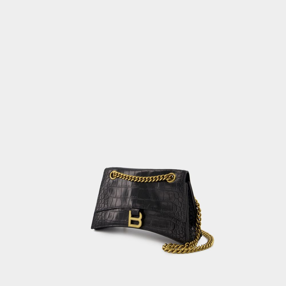 BALENCIAGA Mini Crush S Shoulder Handbag