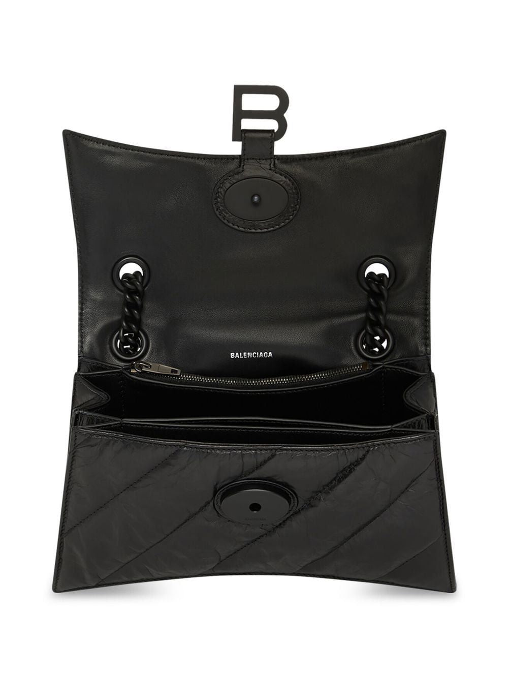 BALENCIAGA Mini Crush Chain S Hobo Handbag