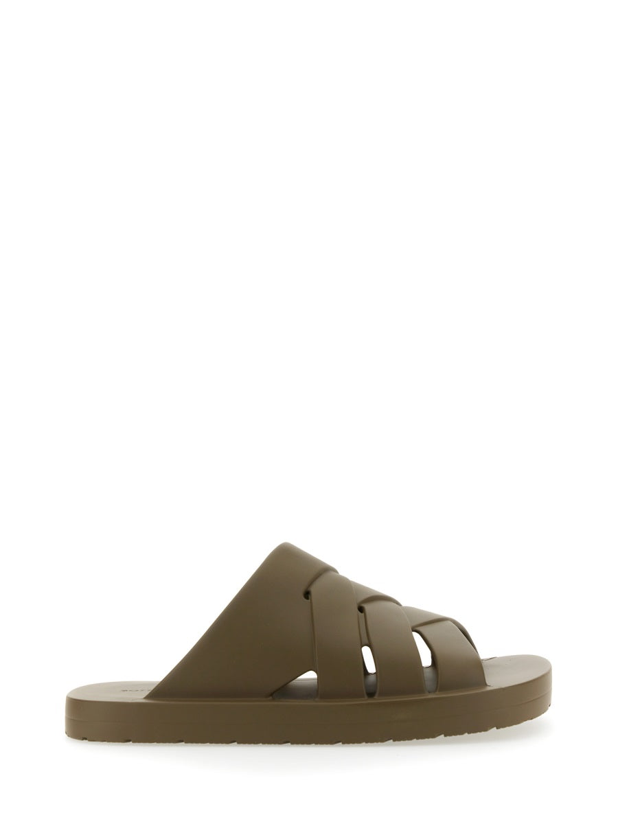 BOTTEGA VENETA Men's Rubber Sandals with 2.5 CM Sole