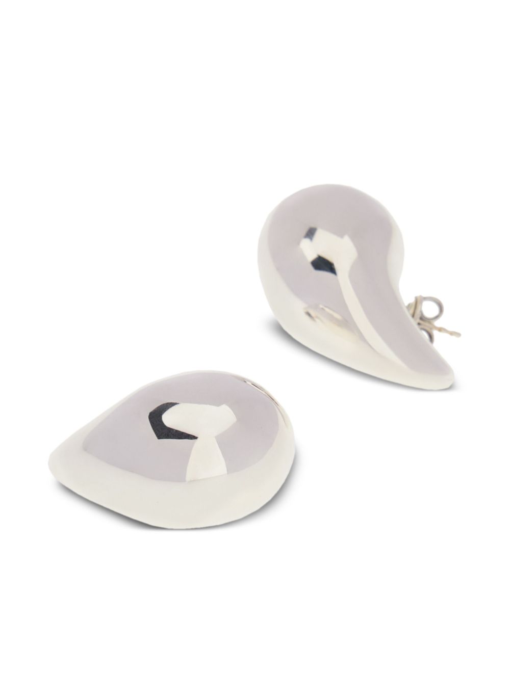 BOTTEGA VENETA Elegant Silver Drop Earrings