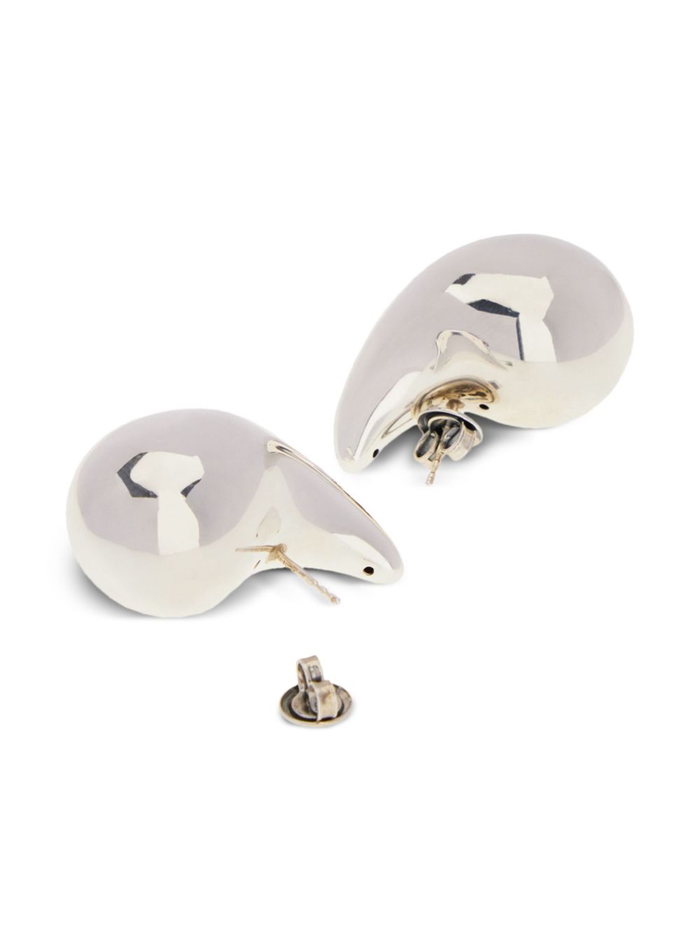 BOTTEGA VENETA Elegant Silver Drop Earrings