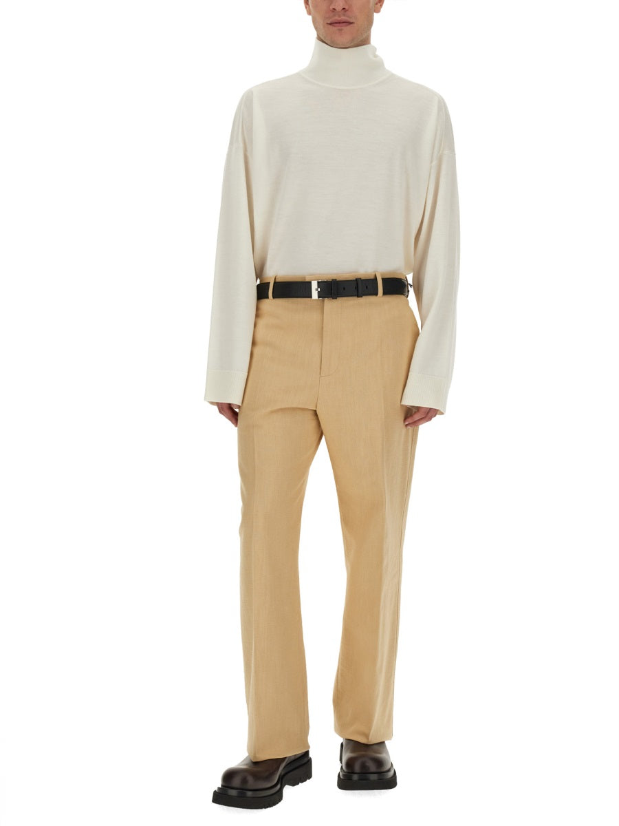 BOTTEGA VENETA Straight-Leg Cotton Pants for Men