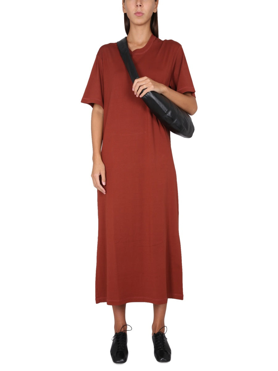 LEMAIRE Mini T-Shirt Dress with Necklace