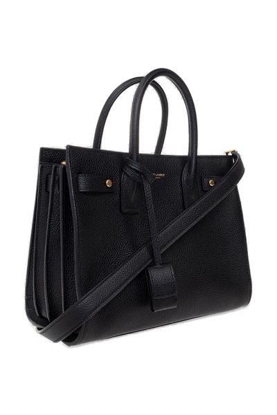 SAINT LAURENT Mini Leather Baby Sac of Jour Handbag