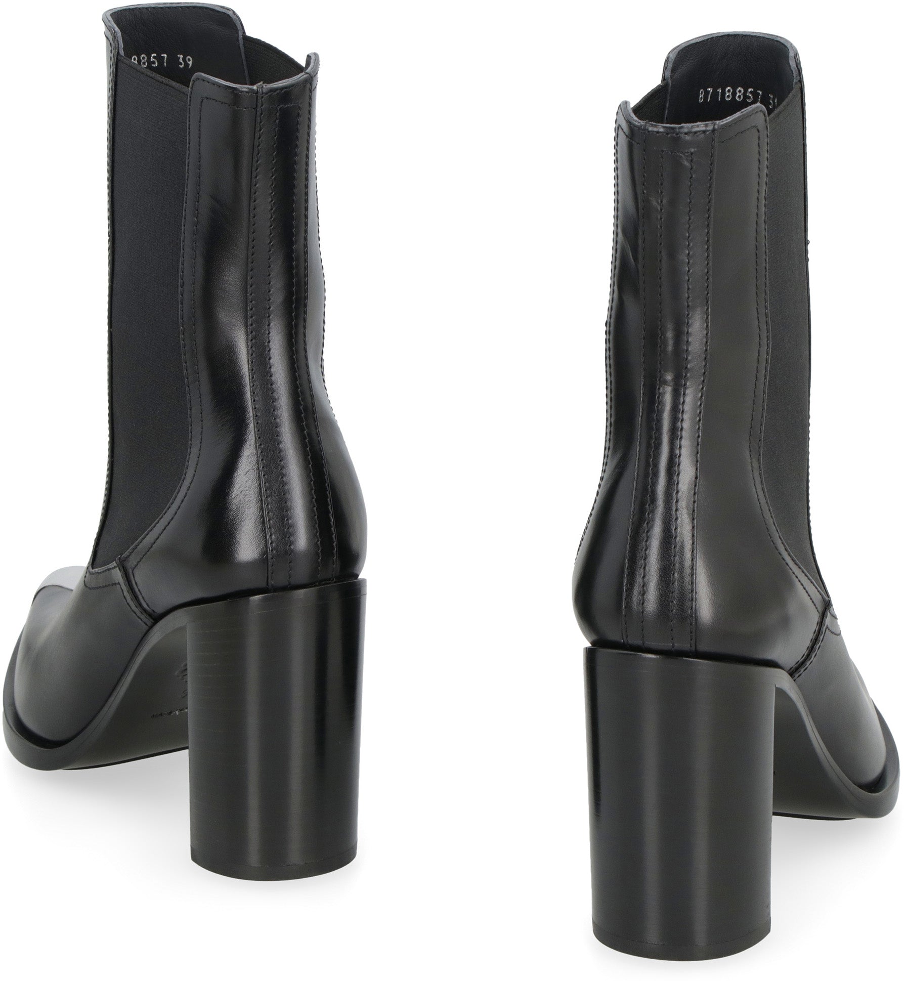 ALEXANDER MCQUEEN Punk Leather Chelsea Boots