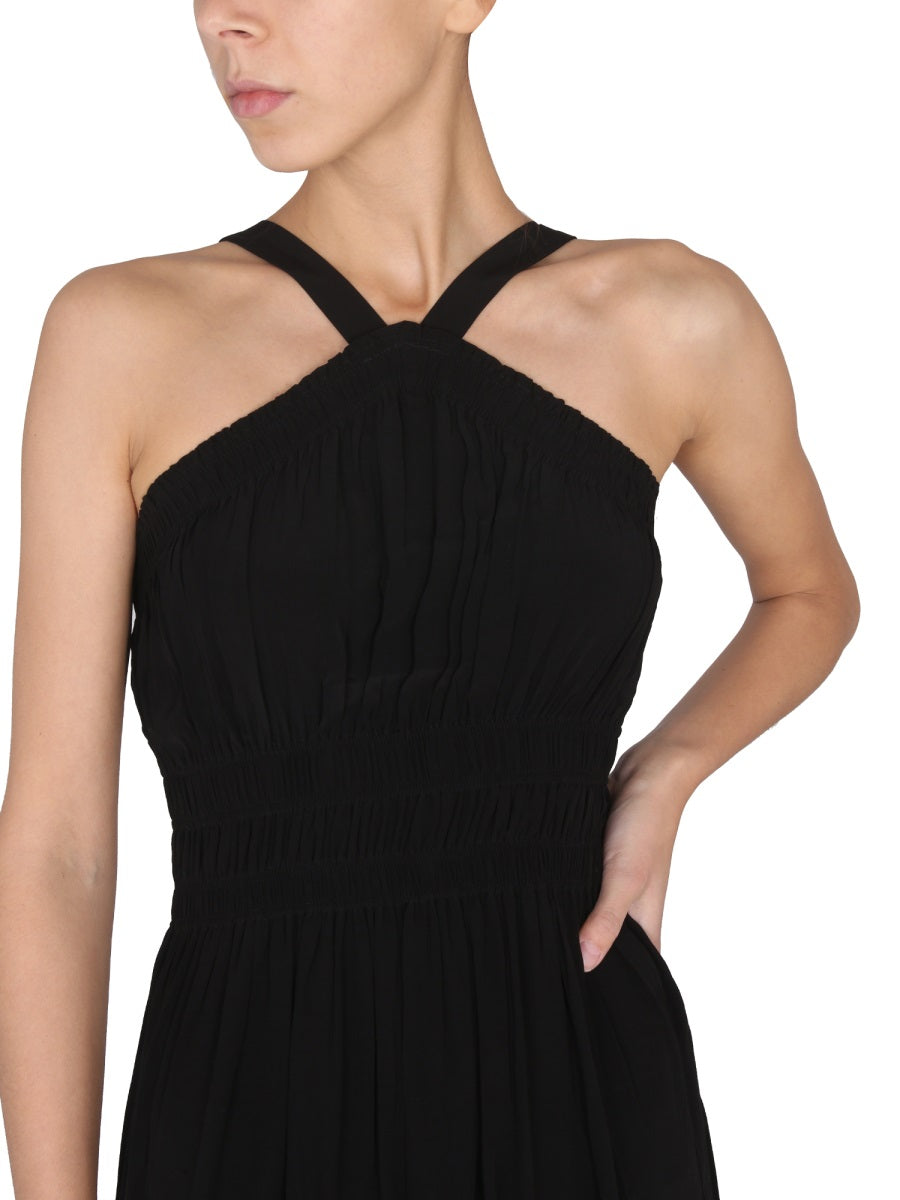 PROENZA SCHOULER WHITE LABEL High Neck Turtleneck Dress with Thin Straps