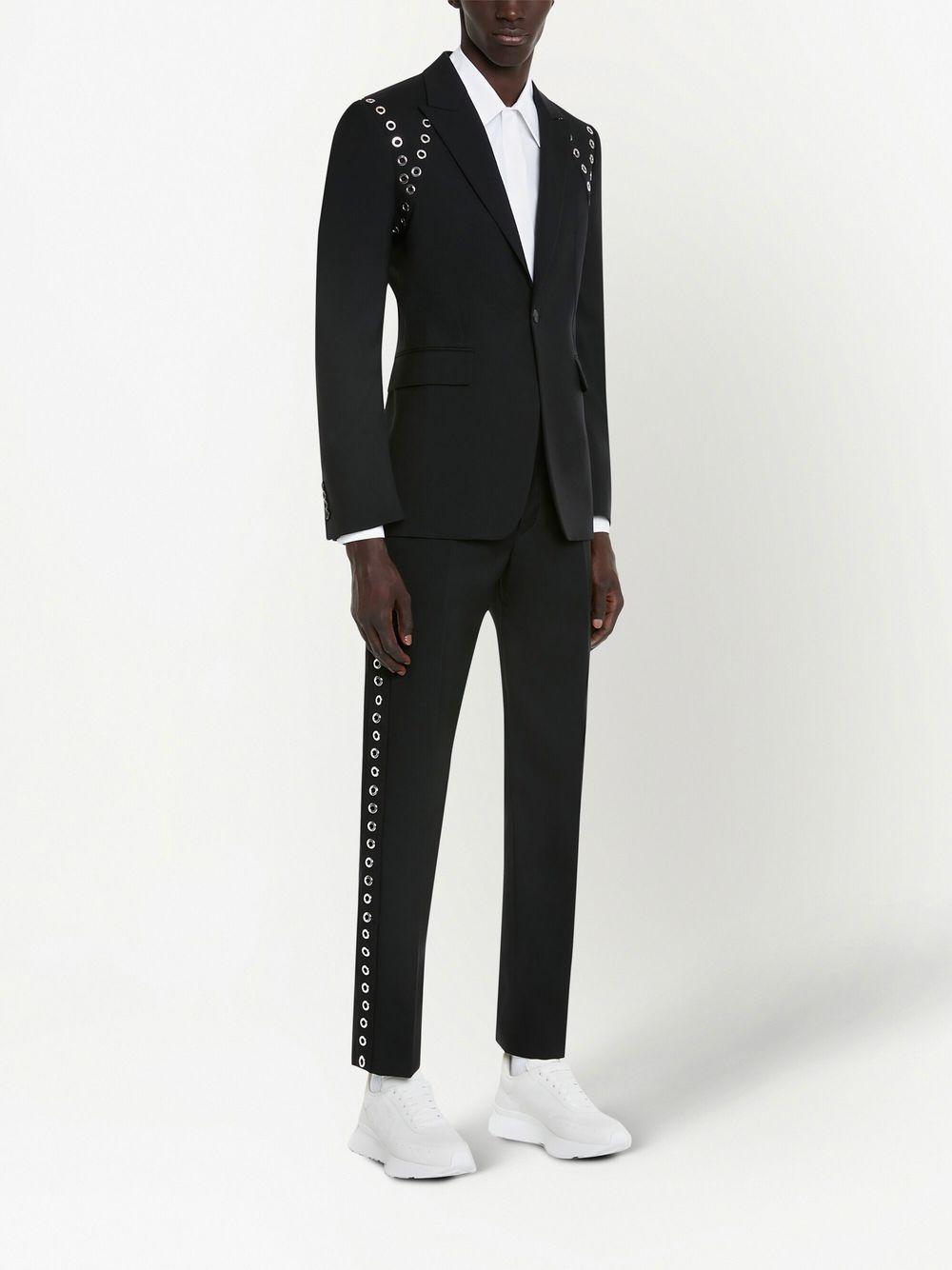 ALEXANDER MCQUEEN Eyelet Cigarette Trousers - Sustainable Fit