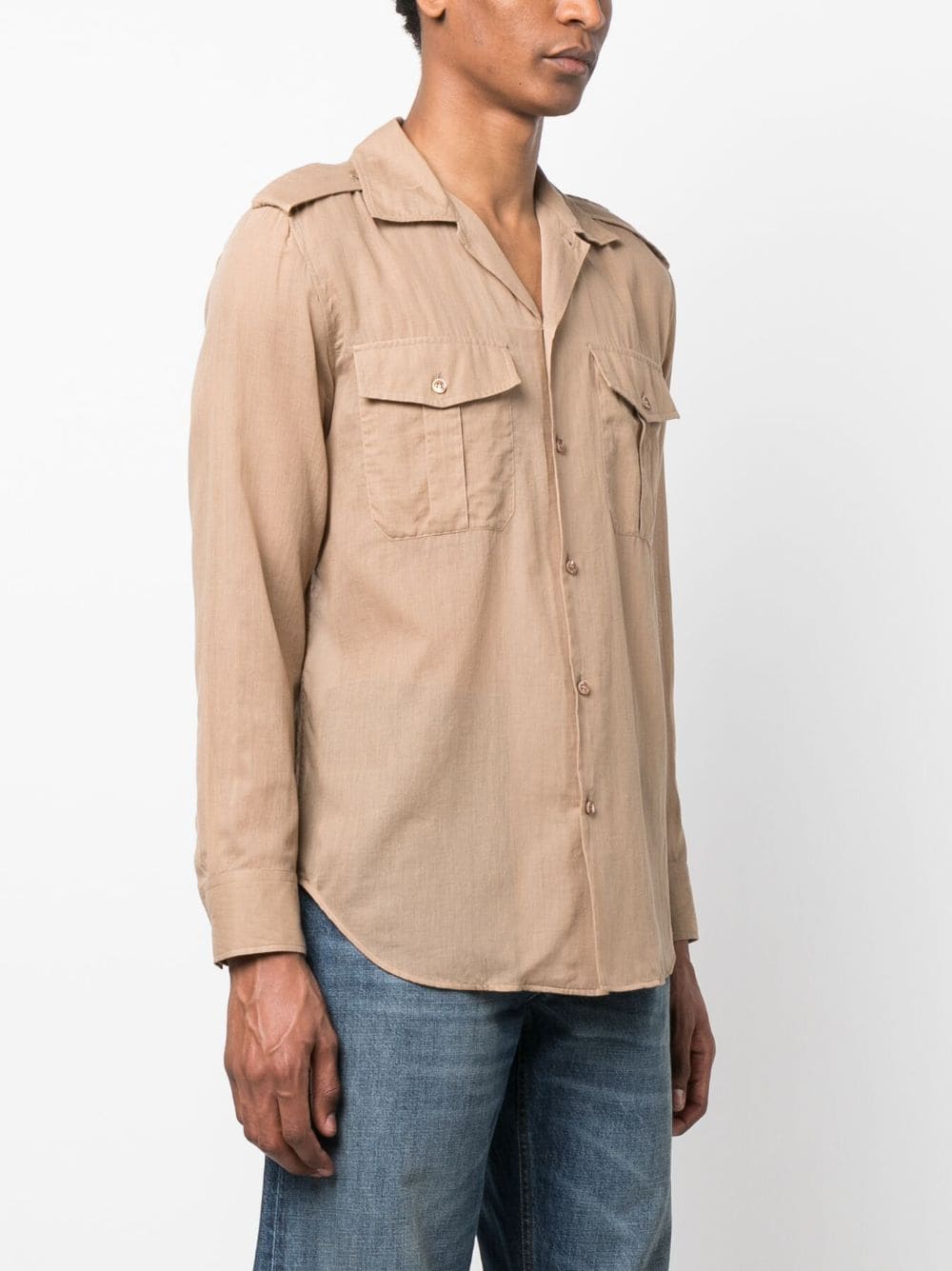 SAINT LAURENT Sail Cotton Shirt