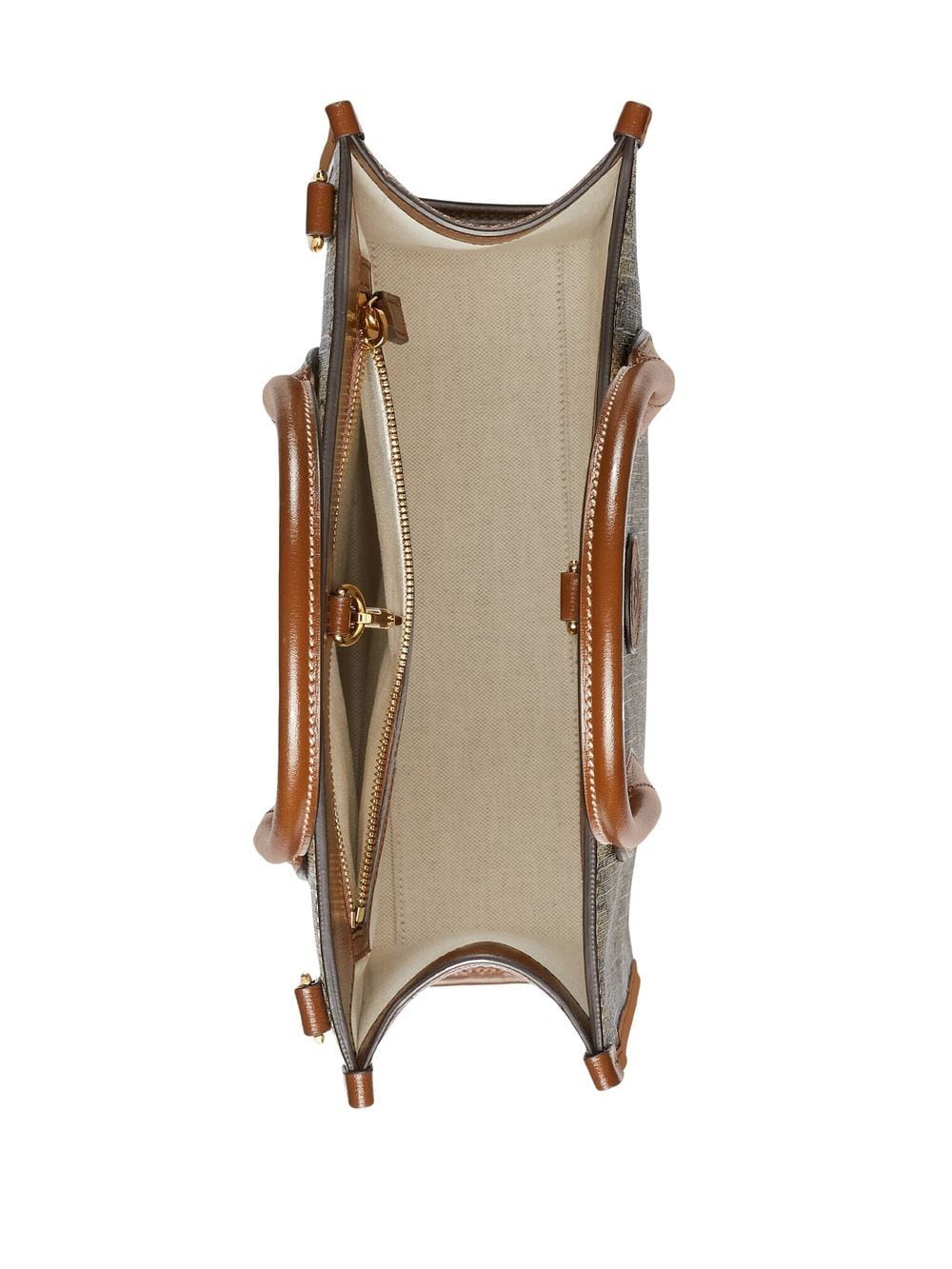 GUCCI GG Supreme Fabric and Leather Mini Handbag