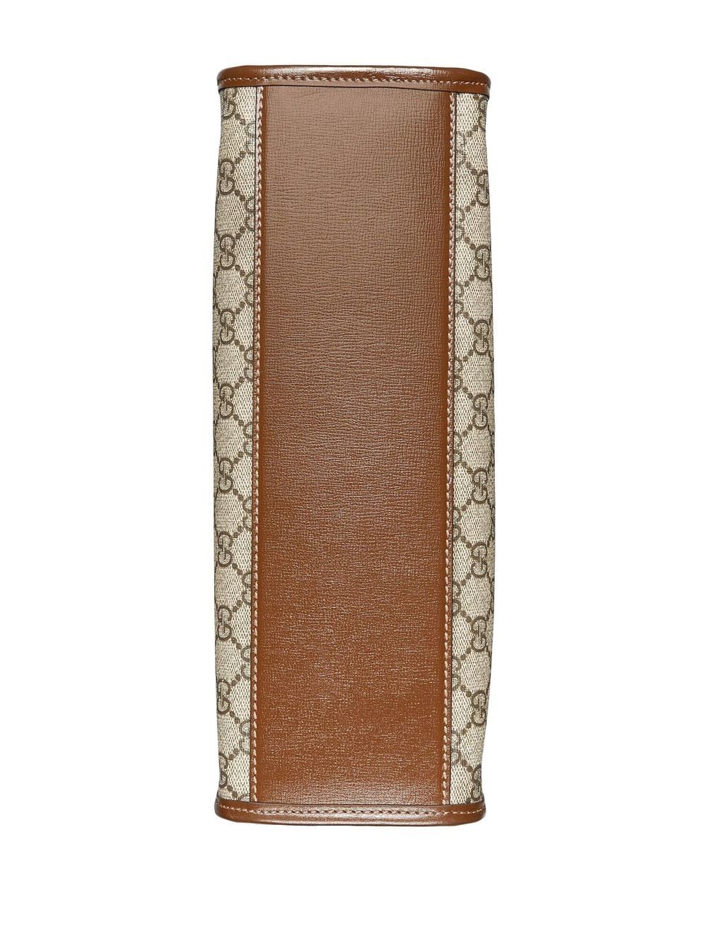 GUCCI GG Supreme Fabric and Leather Mini Handbag