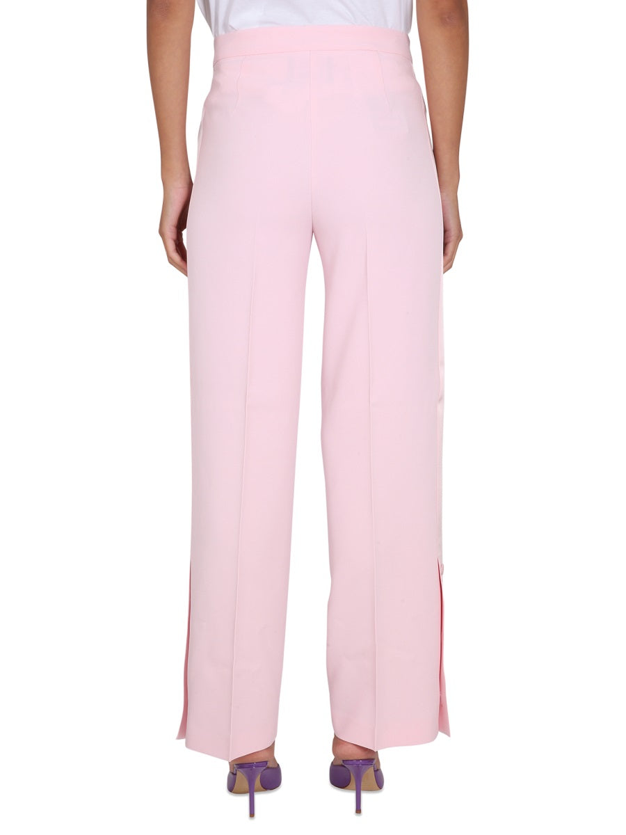 BOUTIQUE MOSCHINO Chic Button Closure Trousers for Women - SS23