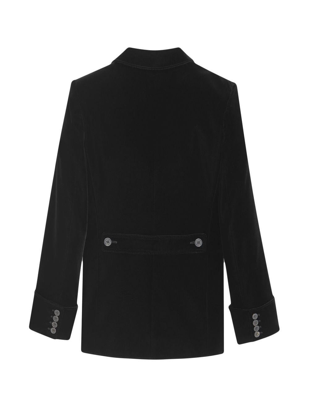 SAINT LAURENT Single Breasted Down Jacket for Women - Fall Collection