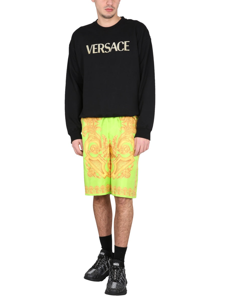 VERSACE Baroque Mini Shorts