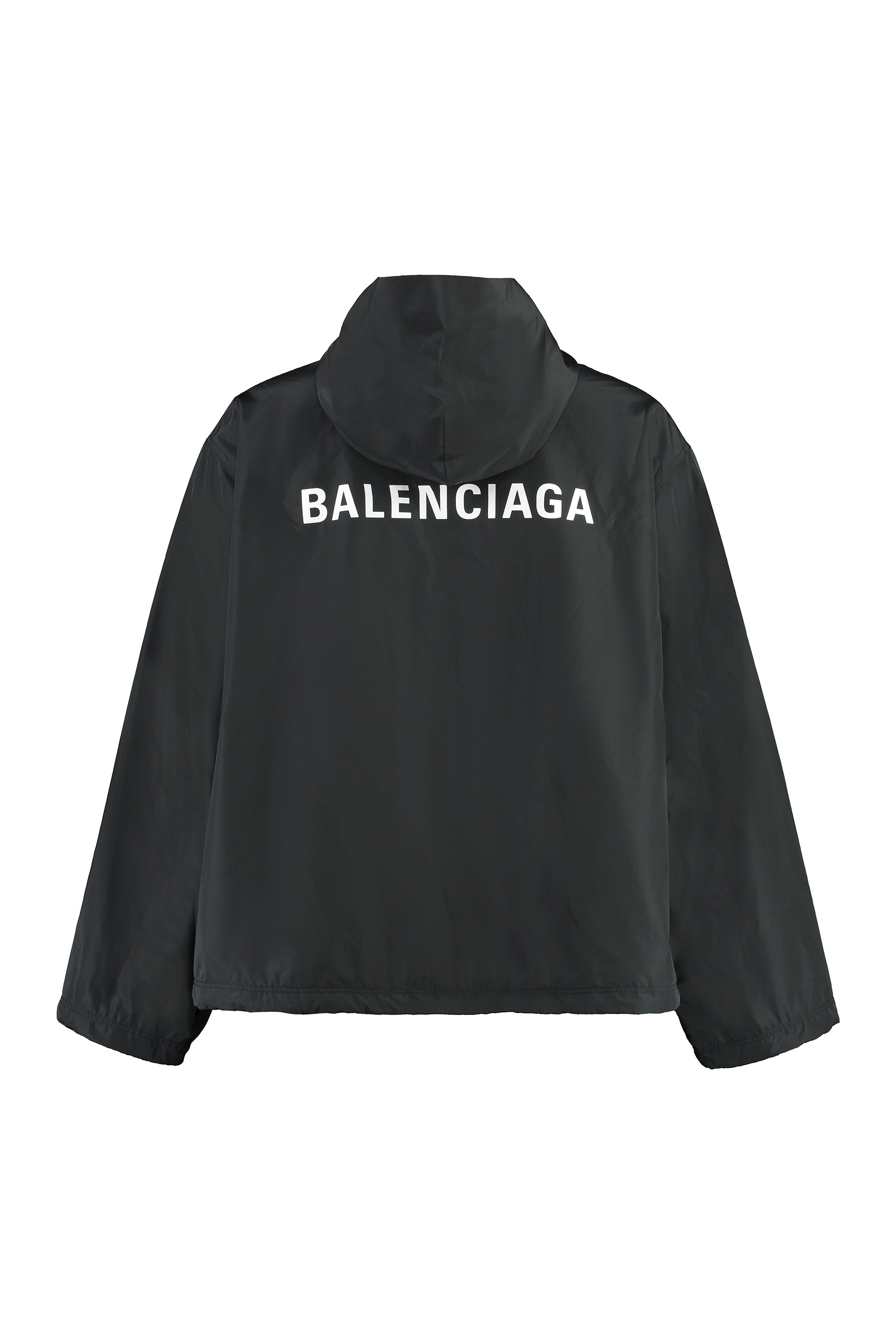 BALENCIAGA Technical Fabric Hooded Full-Zip Jacket (FW23)