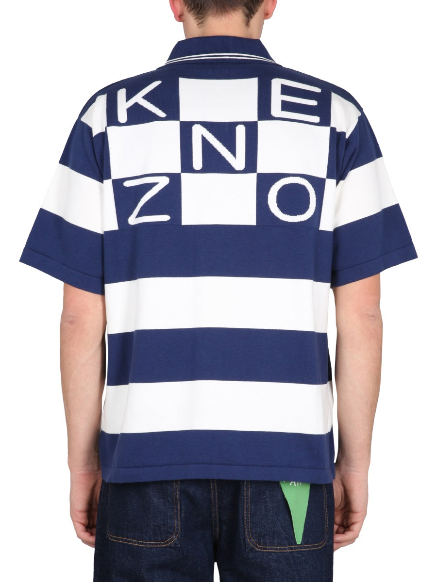 KENZO Classic Nautical Stripes Polo Shirt