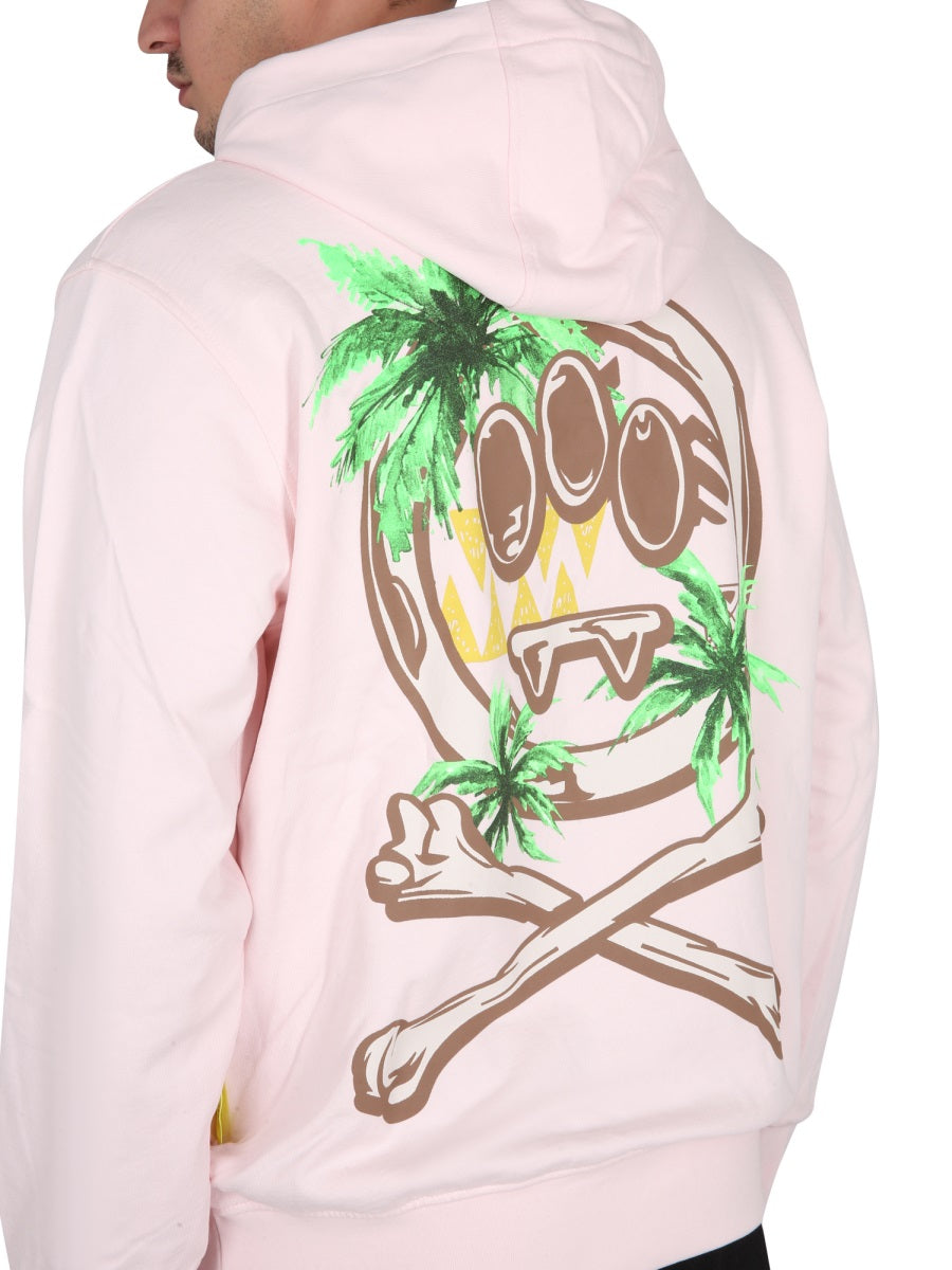 BARROW Unisex Logo Print Sweatshirt with Drawstring Hood