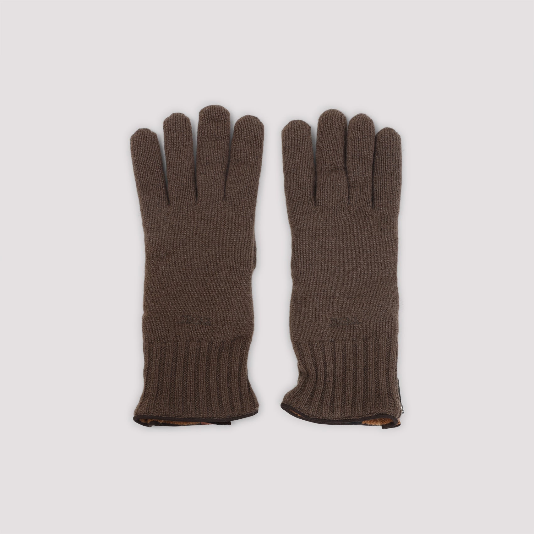 ZEGNA Luxurious Cashmere Gloves for Men - FW25 Collection