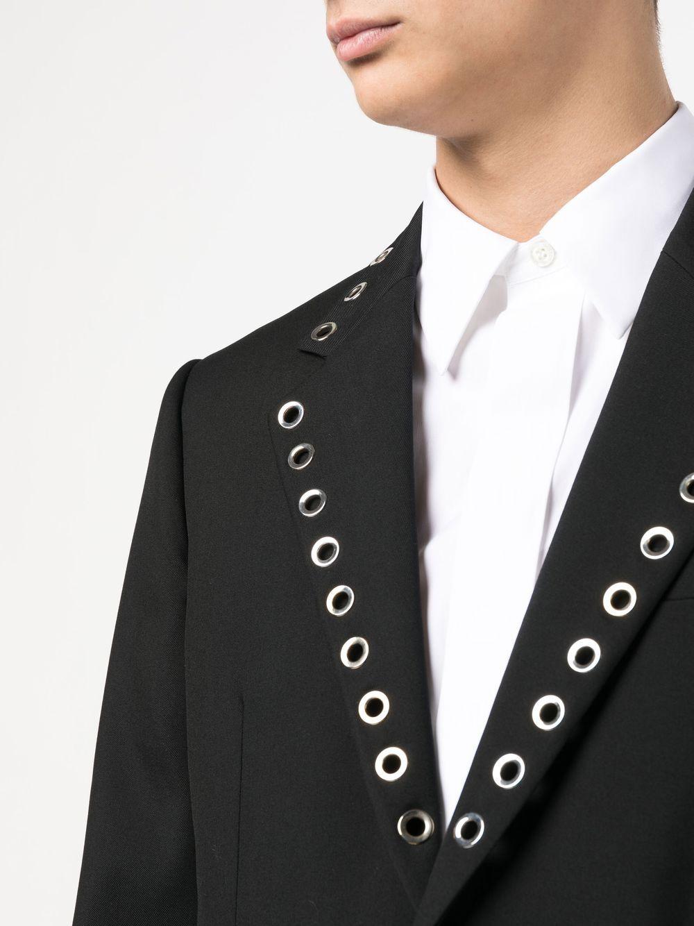 ALEXANDER MCQUEEN Eyelet Rever Jacket for Men - Sustainable Fashion