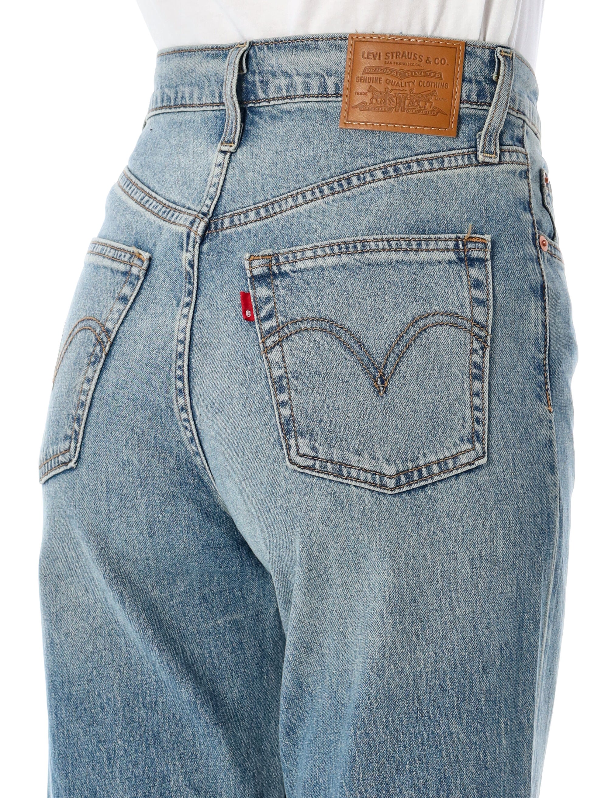 LEVI'S Super High-Rise Ribcage Straight Ankle Jeans - Size 26