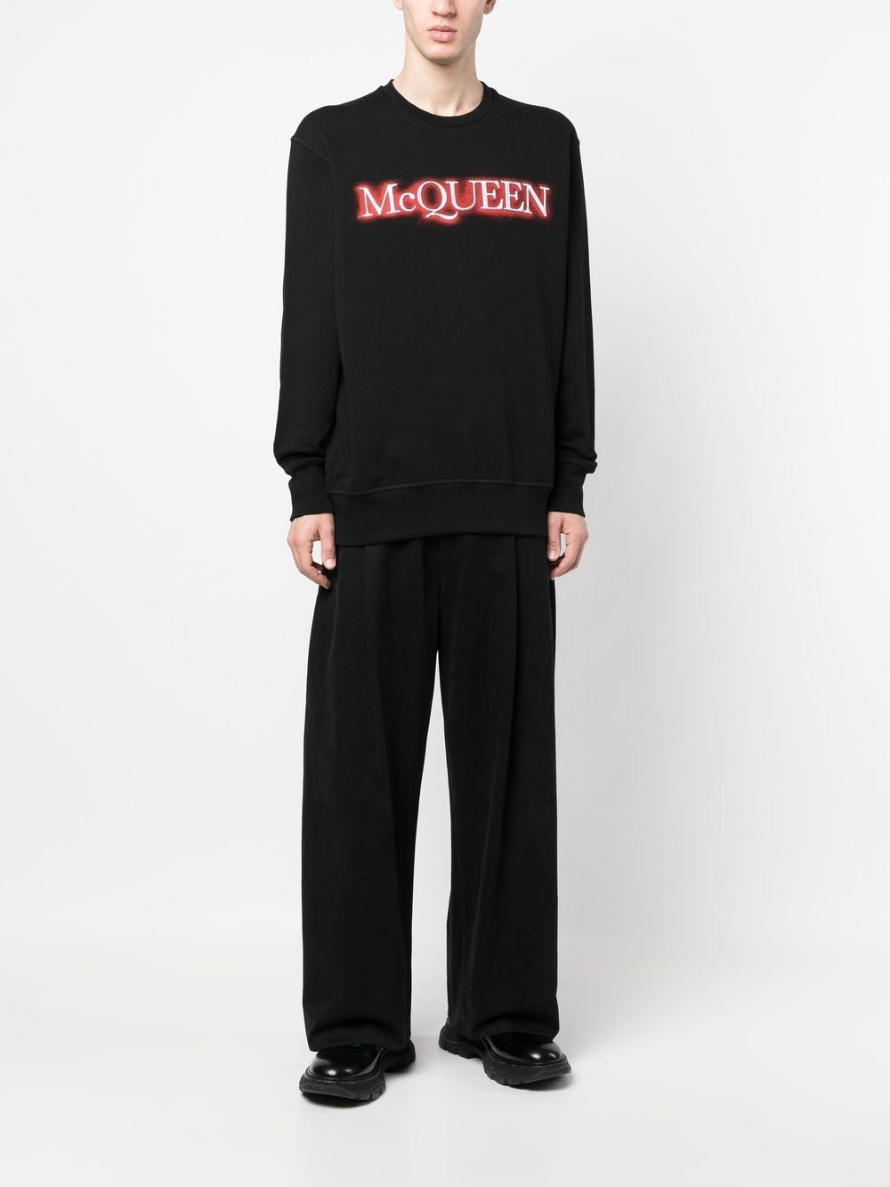ALEXANDER MCQUEEN Men's Mini Spray Sweatshirt