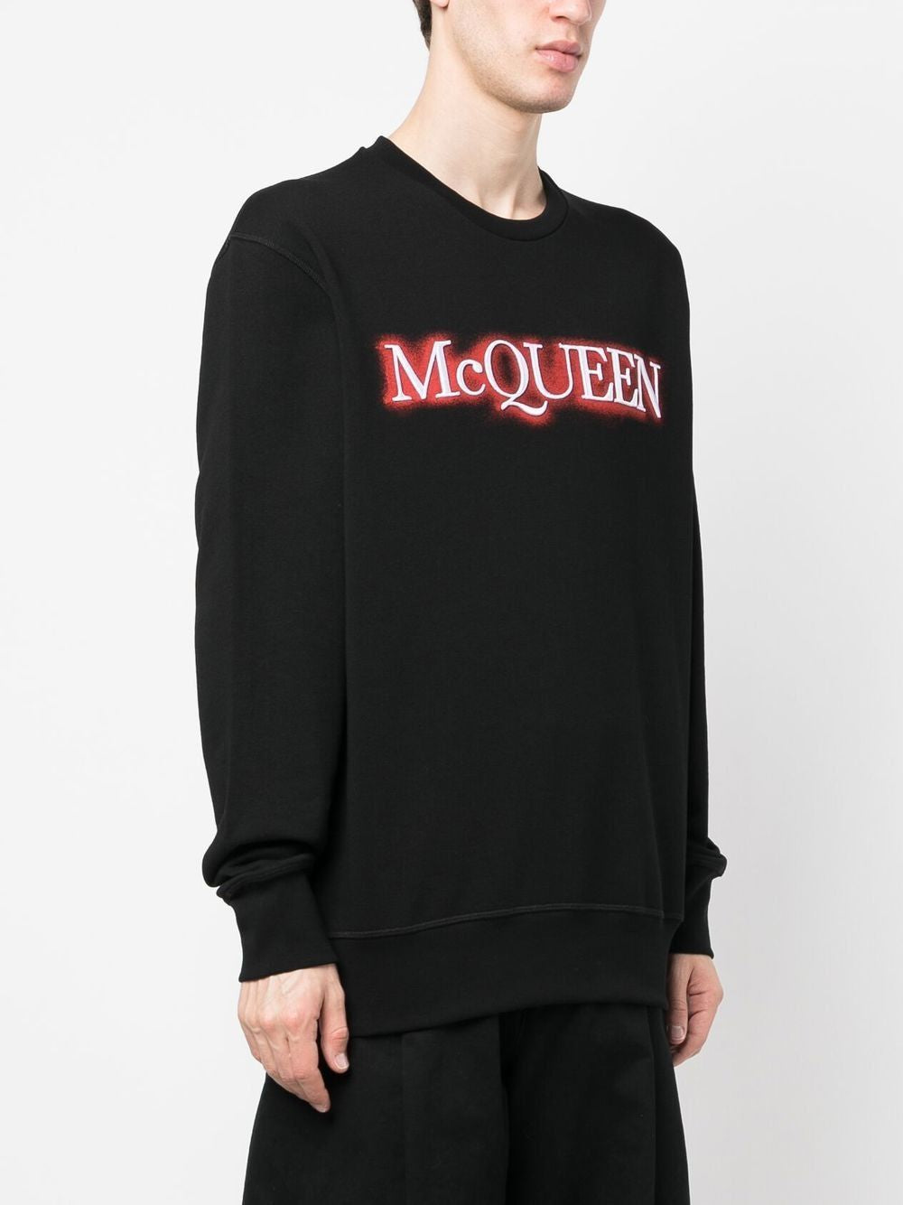 ALEXANDER MCQUEEN Men's Mini Spray Sweatshirt