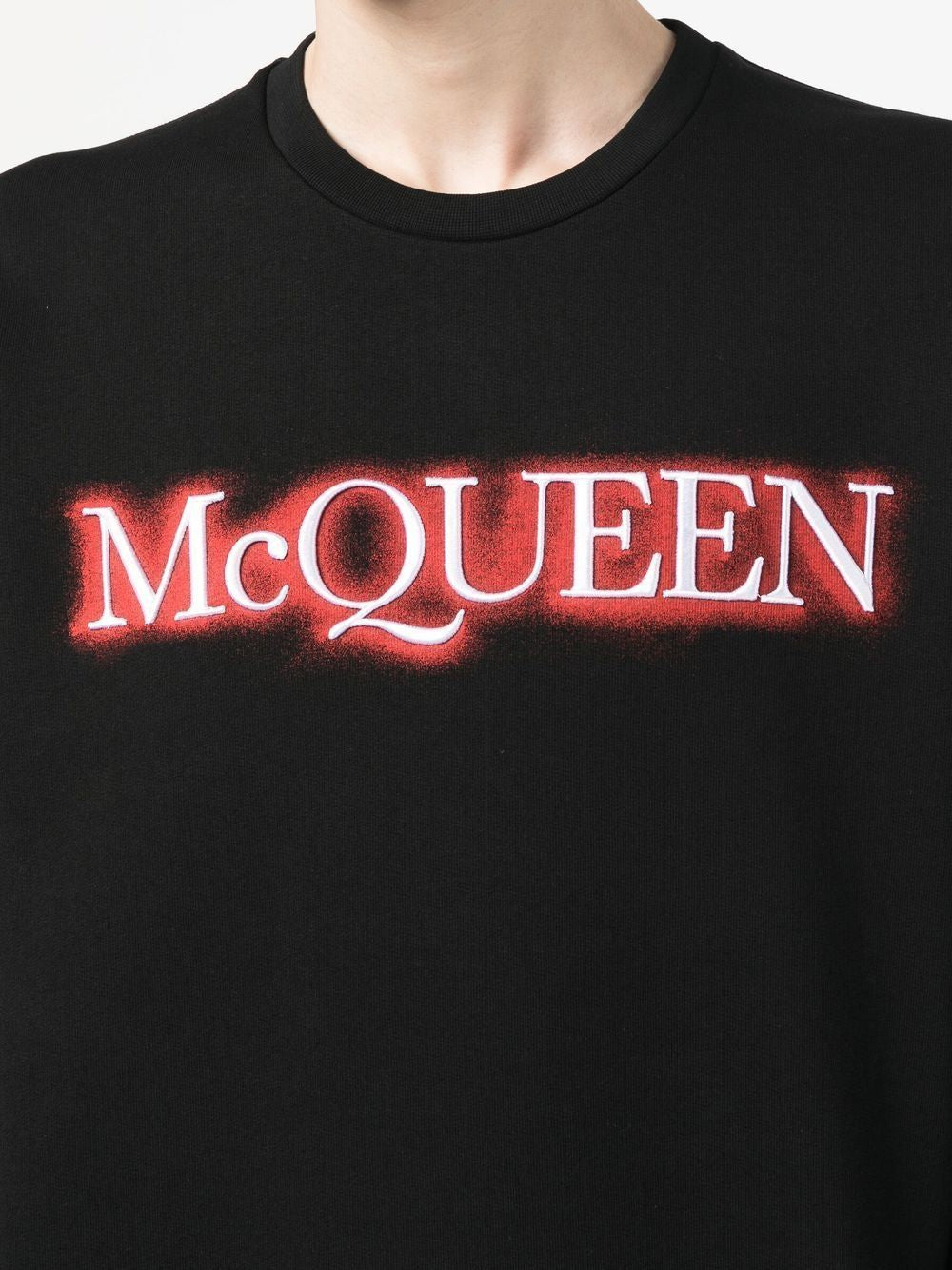 ALEXANDER MCQUEEN Men's Mini Spray Sweatshirt