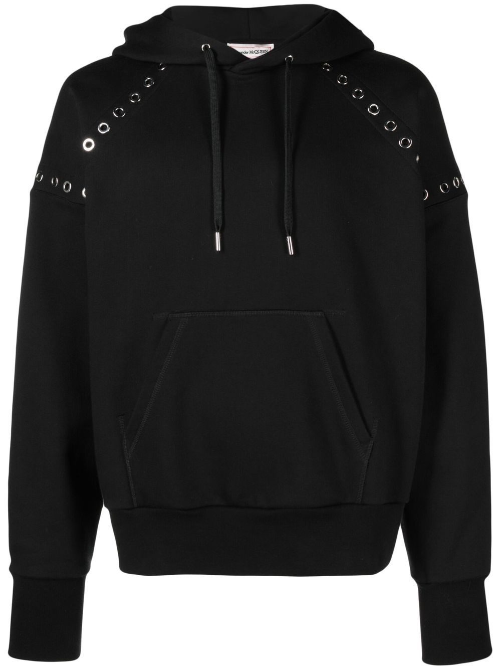 ALEXANDER MCQUEEN Eyelet Hoodie - Heavyweight Fabric