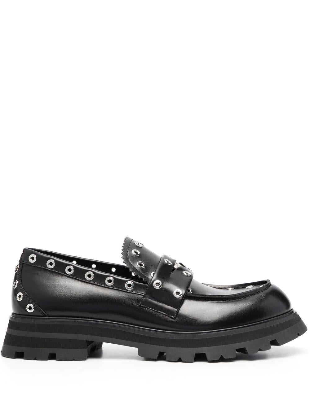ALEXANDER MCQUEEN Men's Moccasin Shoes with Rubber Sole