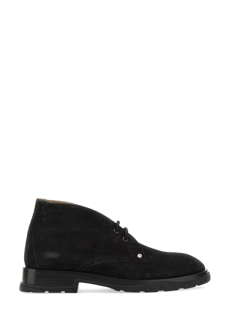 ALEXANDER MCQUEEN Men's Suede Boot with 3 cm Heel