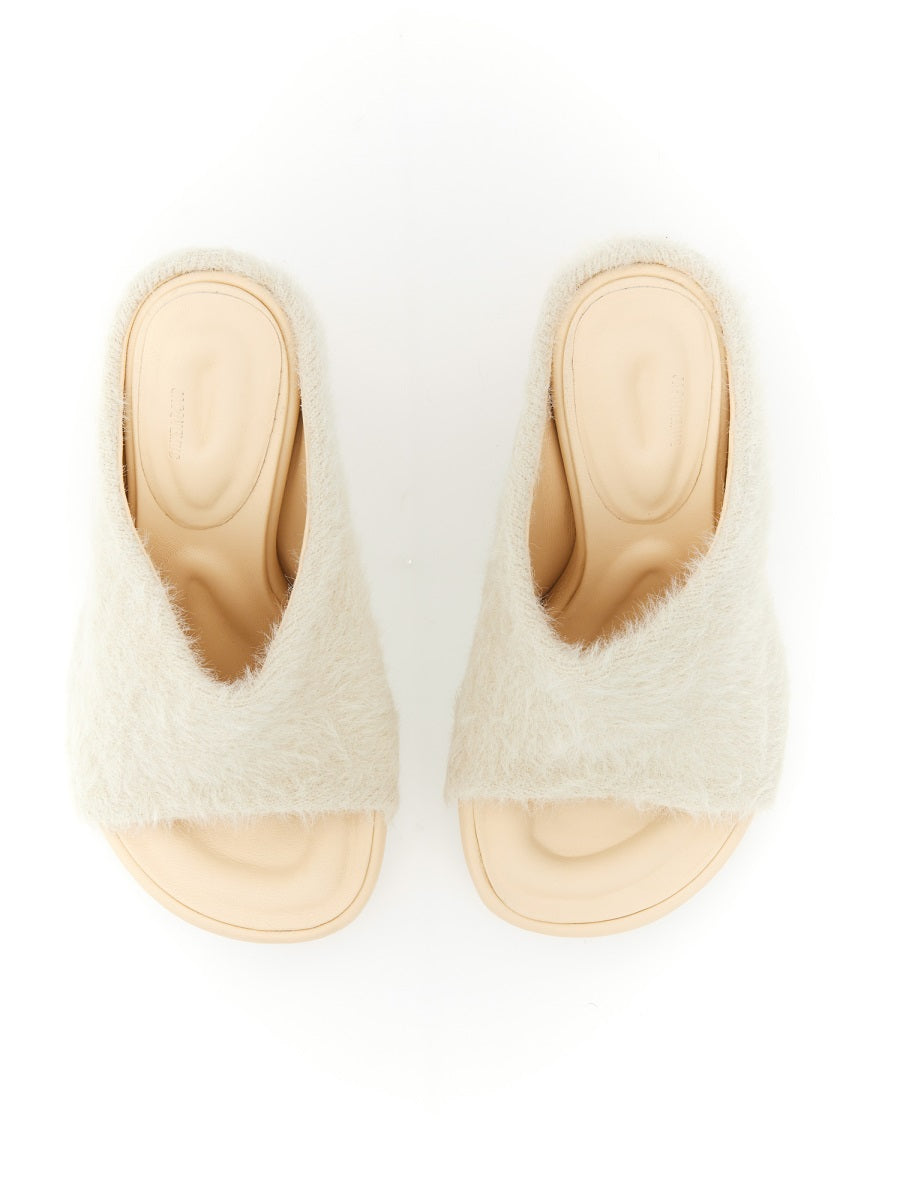 JACQUEMUS CLOUD Flat Sandals with 8 cm Heel